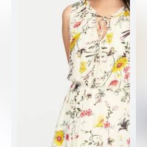 NWT Floral/bird print midi dress